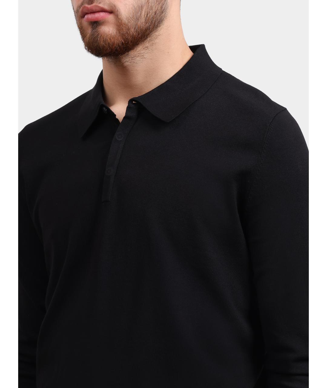 HUGO Черный вискозный джемпер / свитер, фото 4