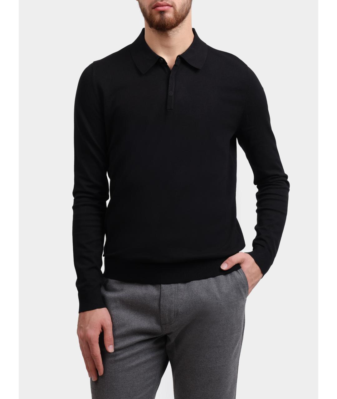 HUGO Черный вискозный джемпер / свитер, фото 6