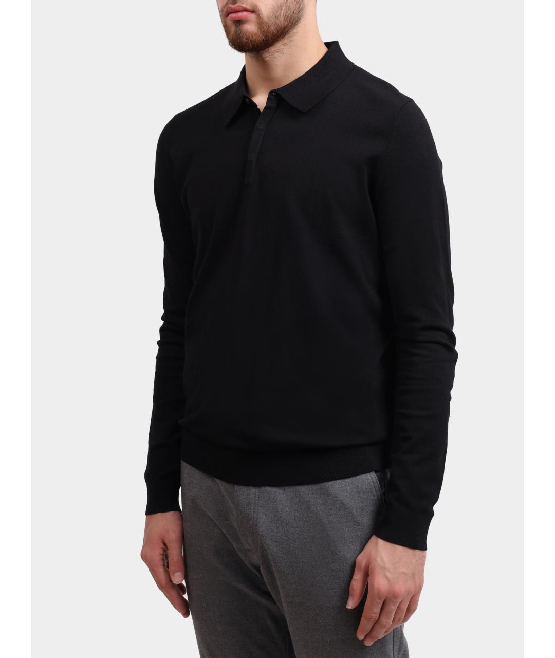 HUGO Черный вискозный джемпер / свитер, фото 3