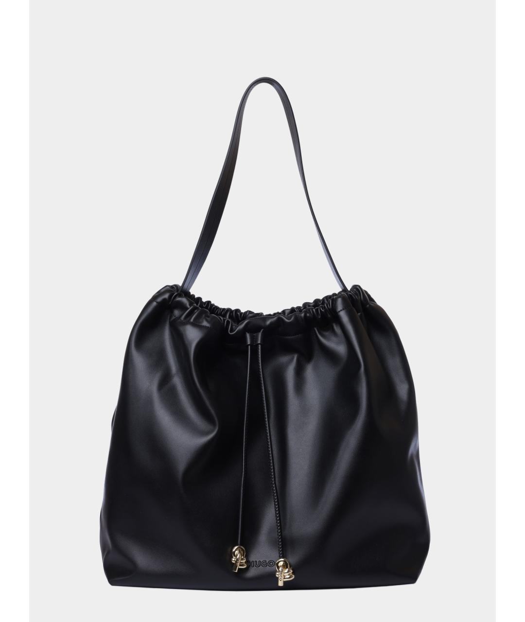 HUGO Черная сумка через плечо, фото 6
