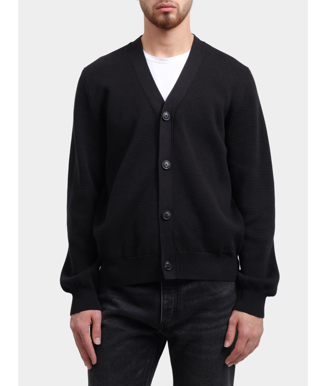 HUGO Черный кардиган, фото 6