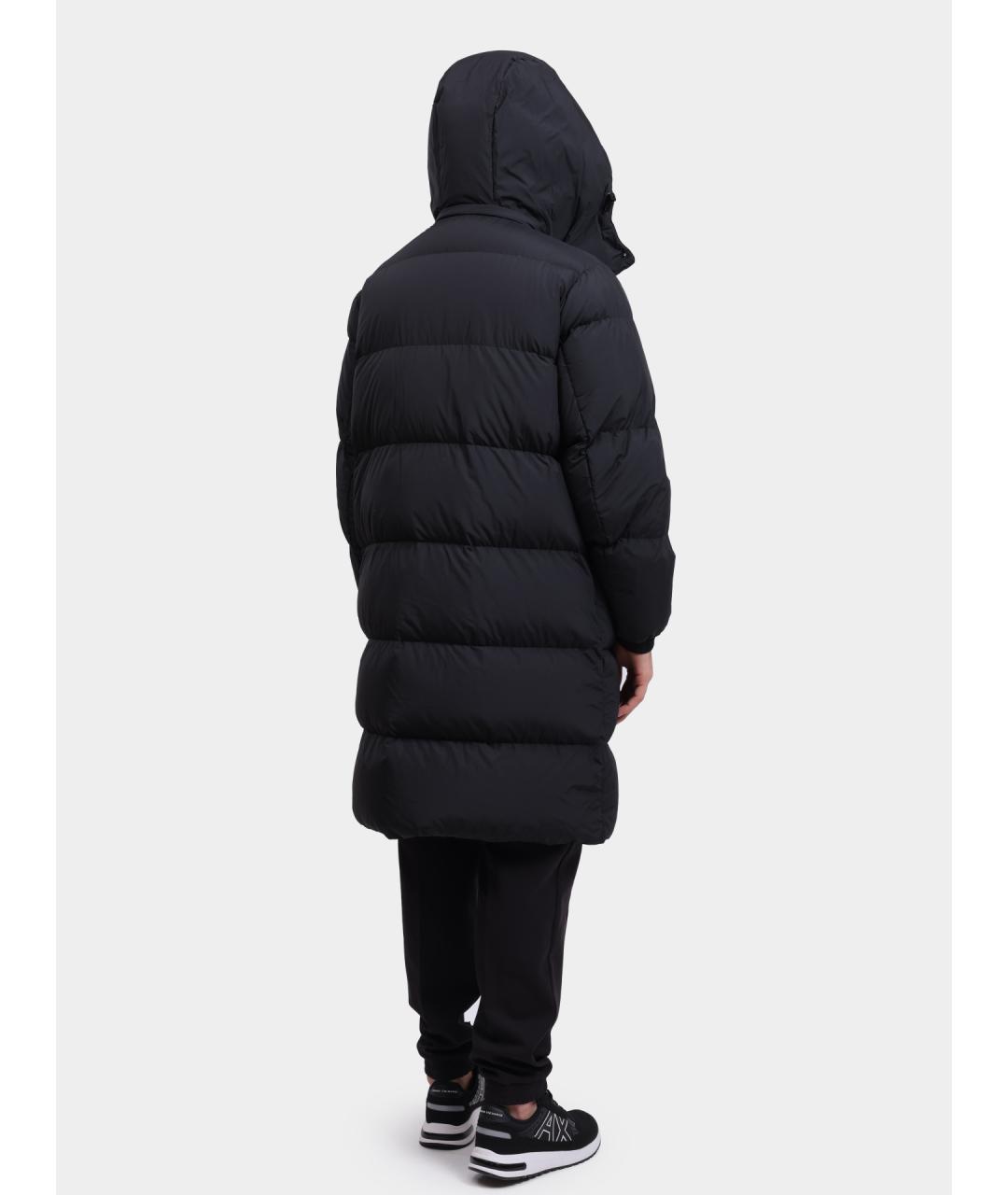 ARMANI EXCHANGE Черный пуховик, фото 4