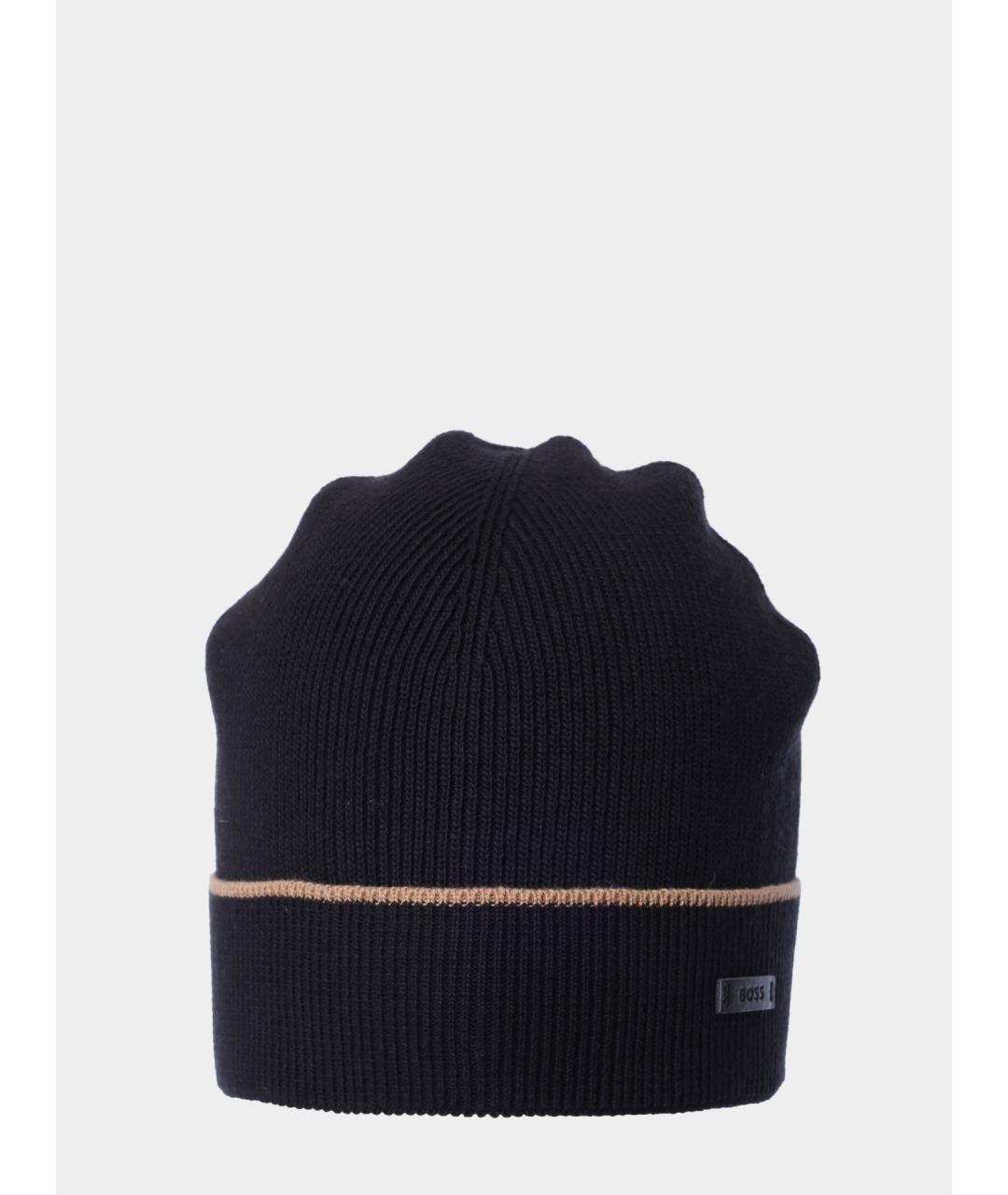 HUGO BOSS Черная шапка, фото 5