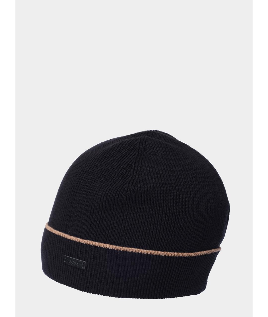 HUGO BOSS Черная шапка, фото 3