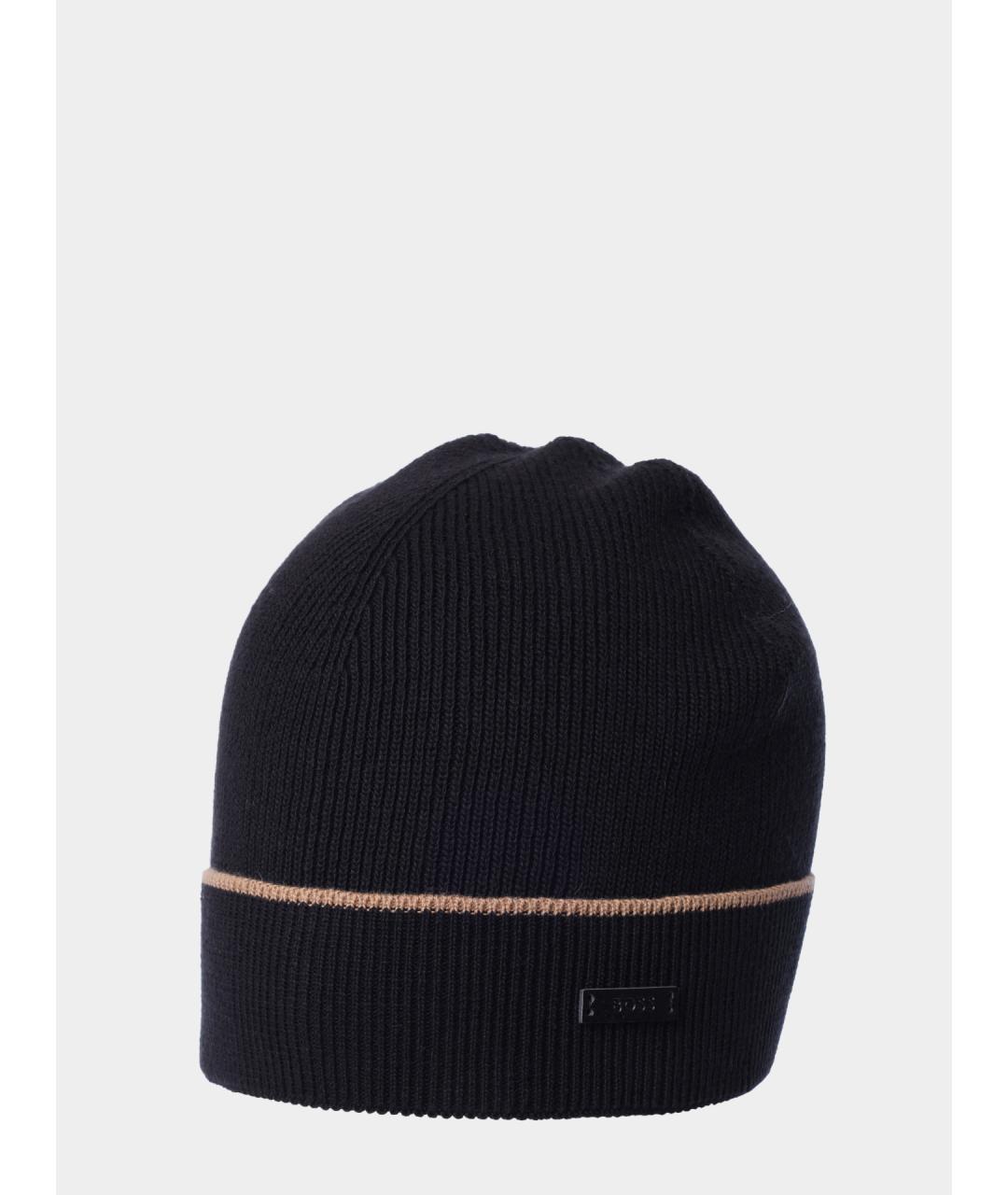 HUGO BOSS Черная шапка, фото 4