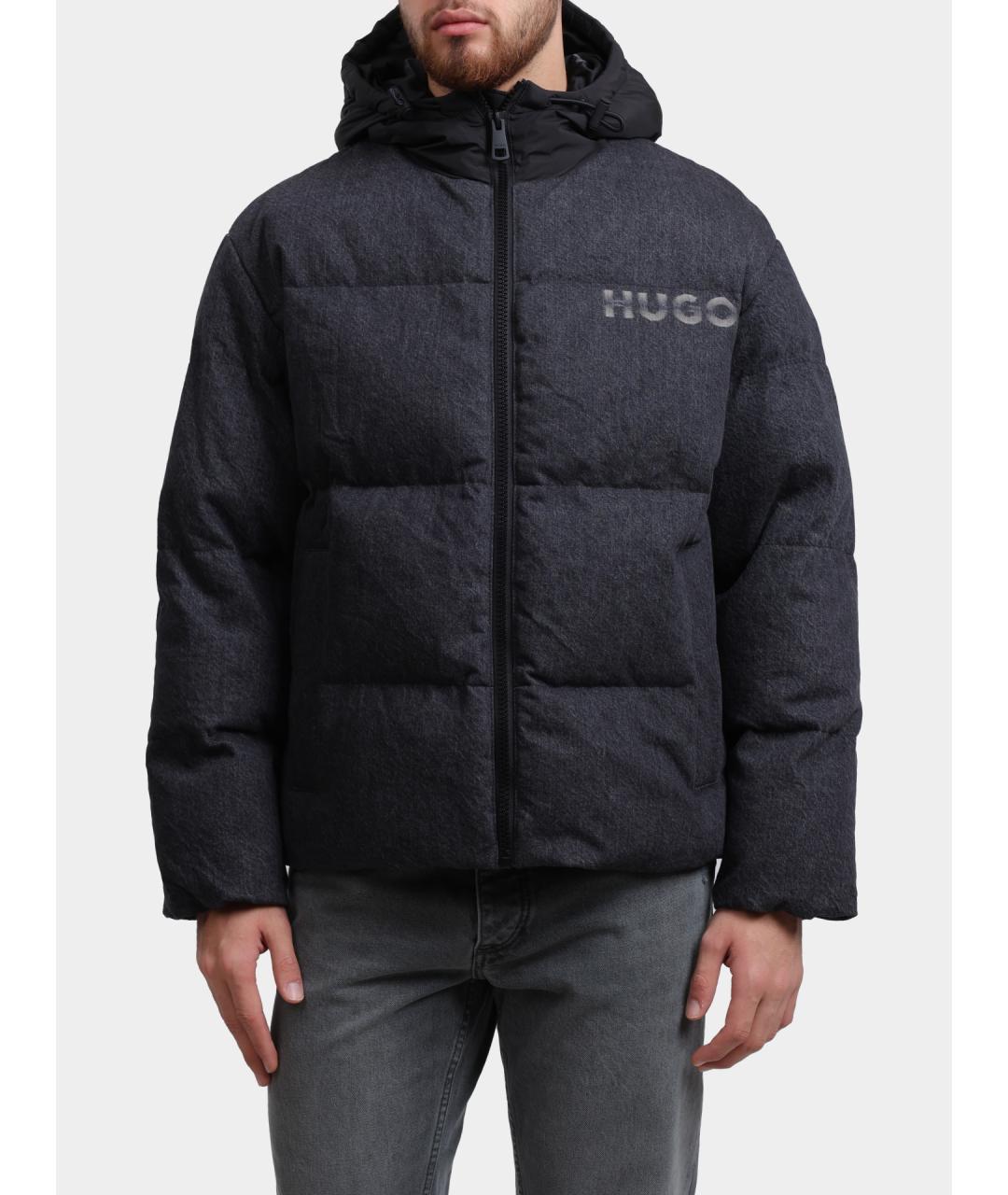 HUGO Черная куртка, фото 6
