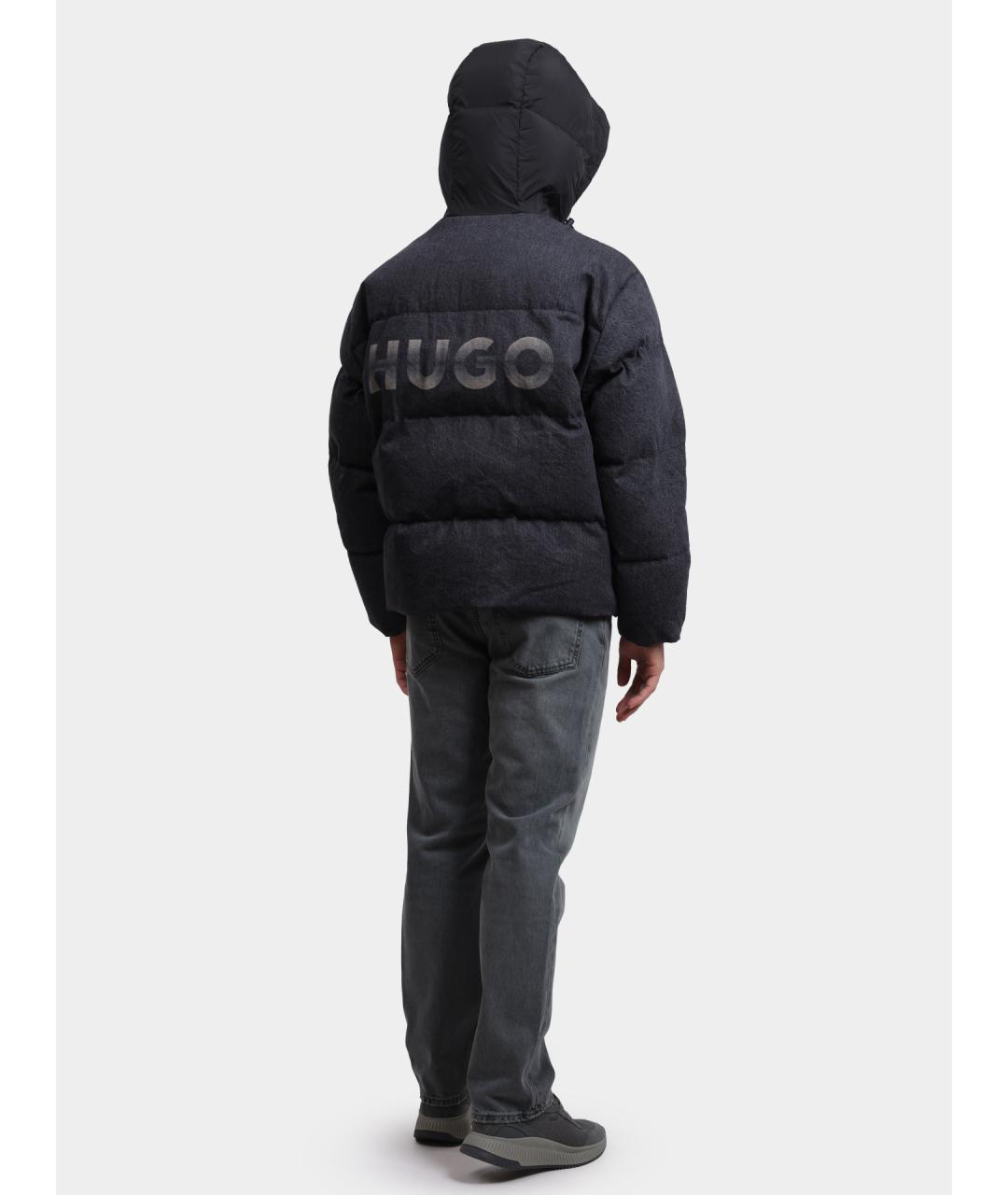 HUGO Черная куртка, фото 5