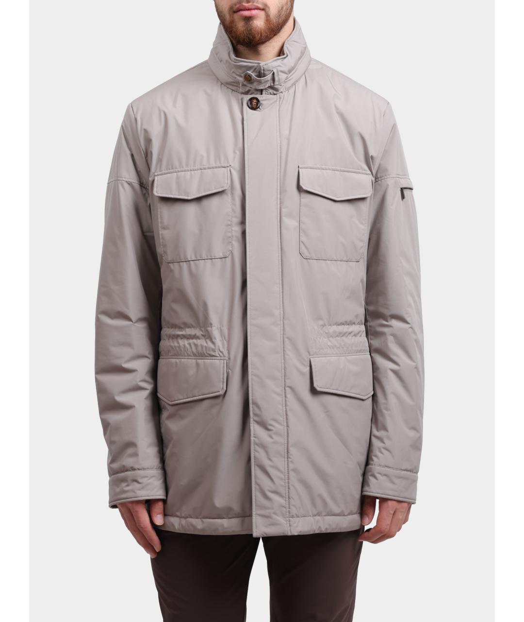 MOORER Бежевая полиамидовая куртка, фото 2