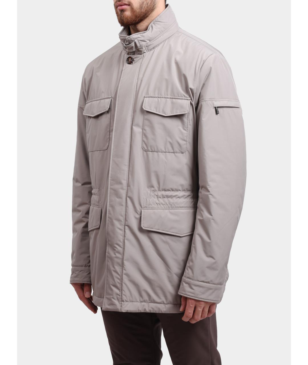 MOORER Бежевая полиамидовая куртка, фото 3