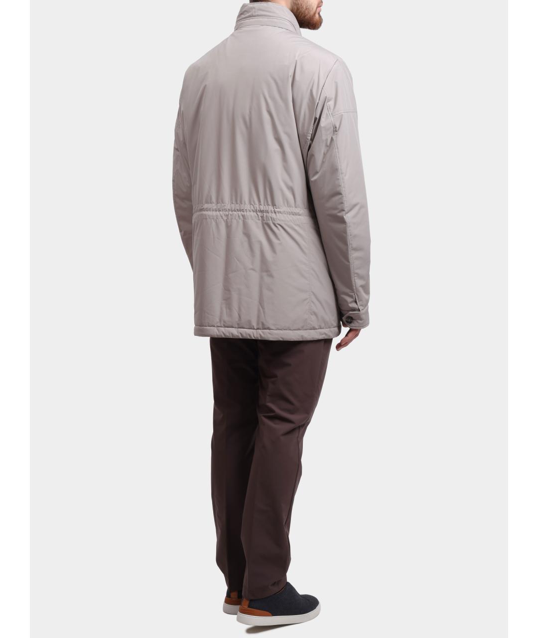 MOORER Бежевая полиамидовая куртка, фото 4