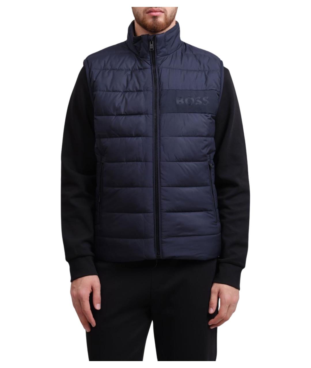 HUGO BOSS Синий полиамидовый жилет, фото 1
