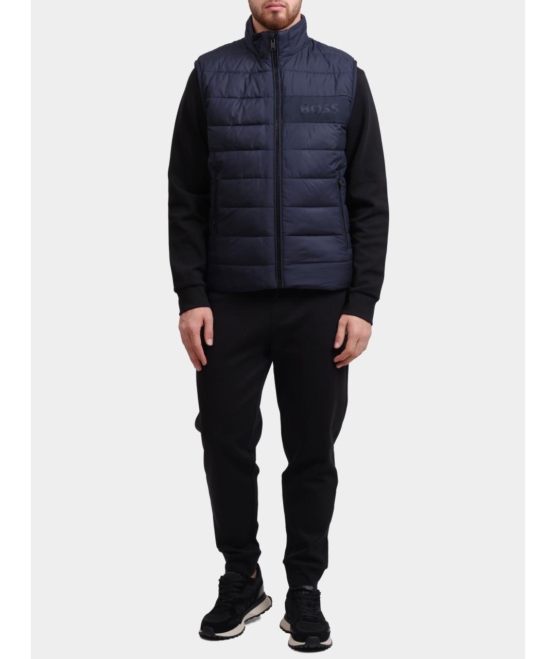 HUGO BOSS Синий полиамидовый жилет, фото 2