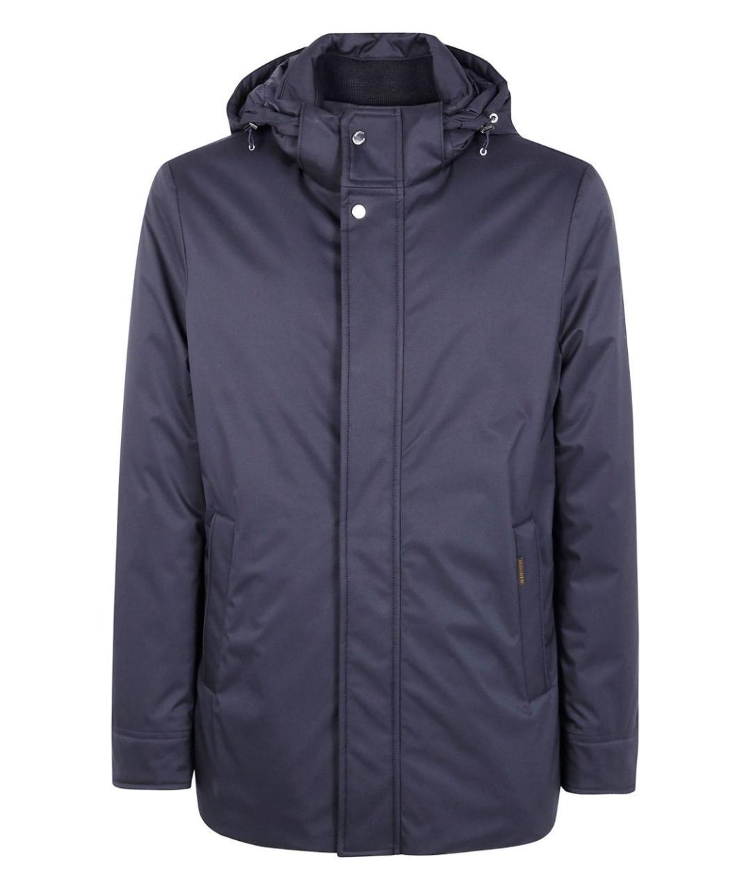 MOORER Темно-синяя полиамидовая куртка, фото 1