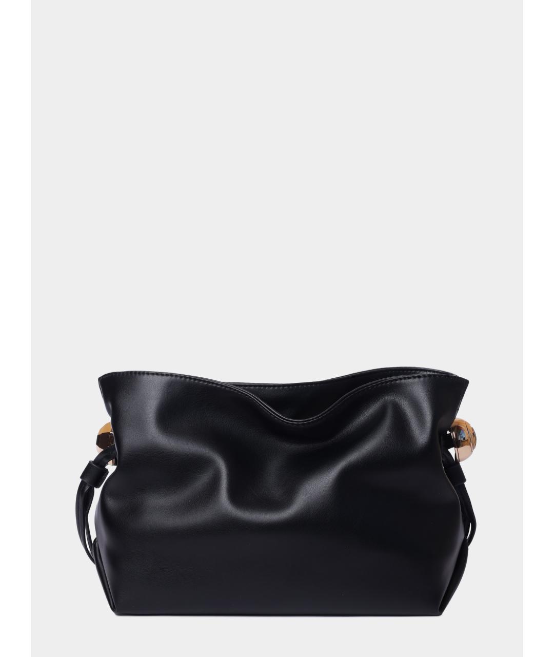 LIU JO Черная сумка через плечо из искусственной кожи, фото 5