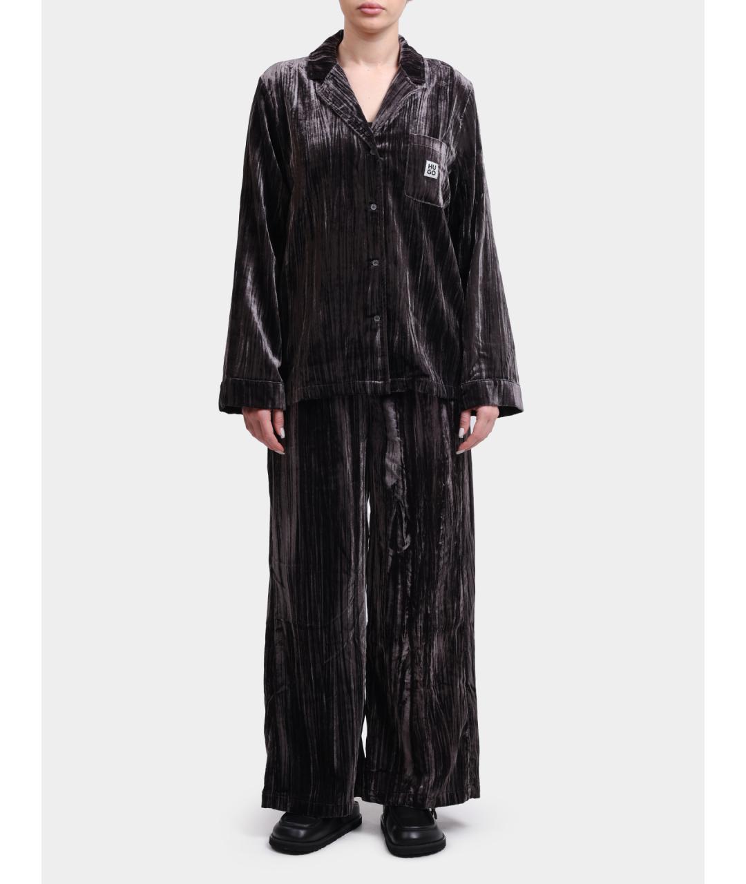 HUGO Черная пижамы и сорочки, фото 2