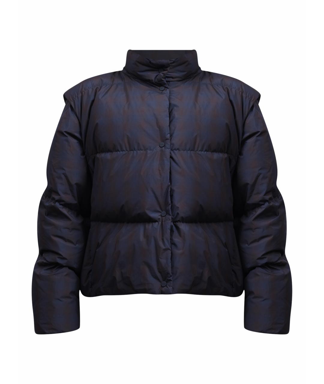 HERNO Темно-синий полиэстеровый пуховик, фото 1