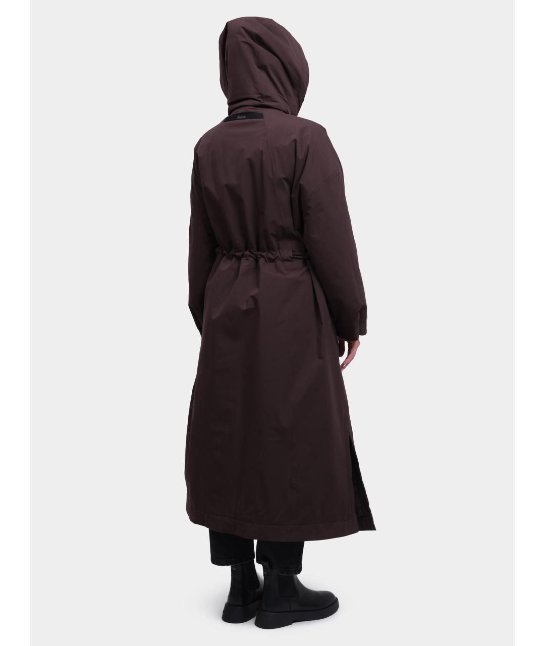HERNO Коричневый тренч/плащ, фото 5