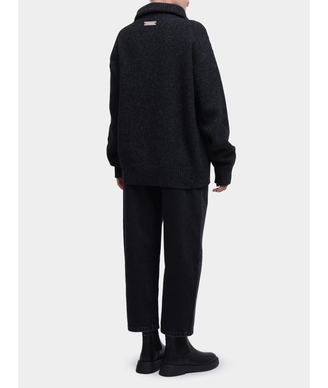 AUTRY Черный шерстяной джемпер / свитер, фото 4