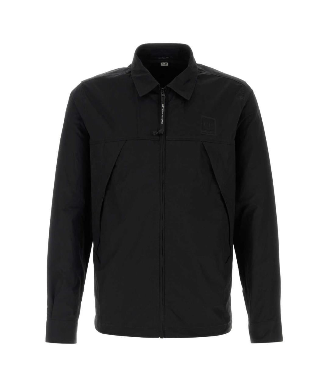 CP COMPANY Черная хлопковая куртка, фото 1