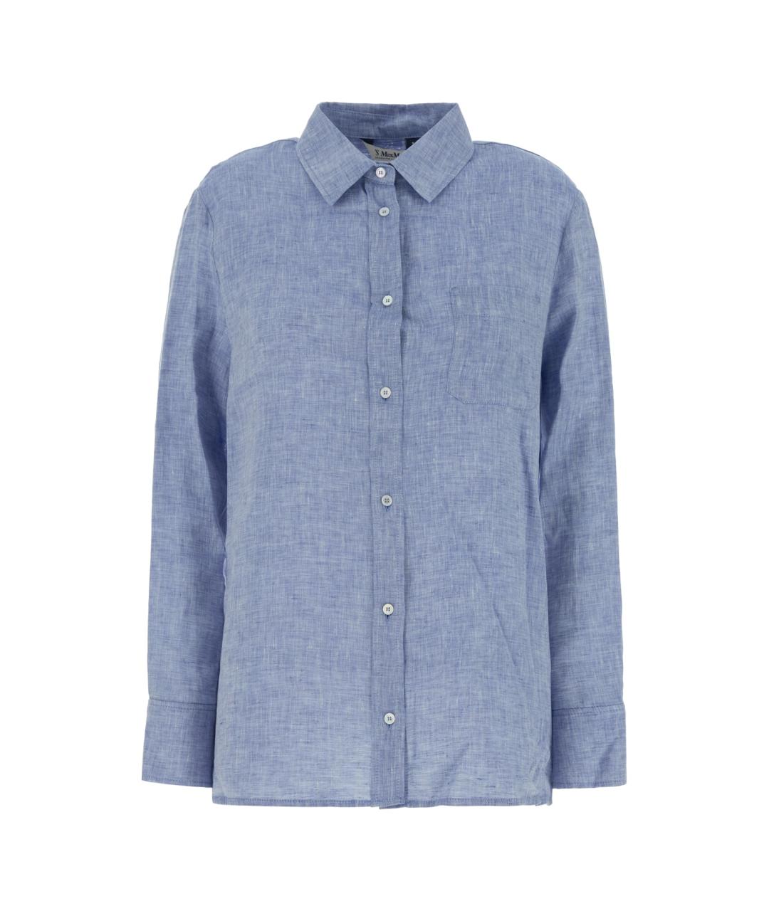 'S MAX MARA Голубая рубашка, фото 1