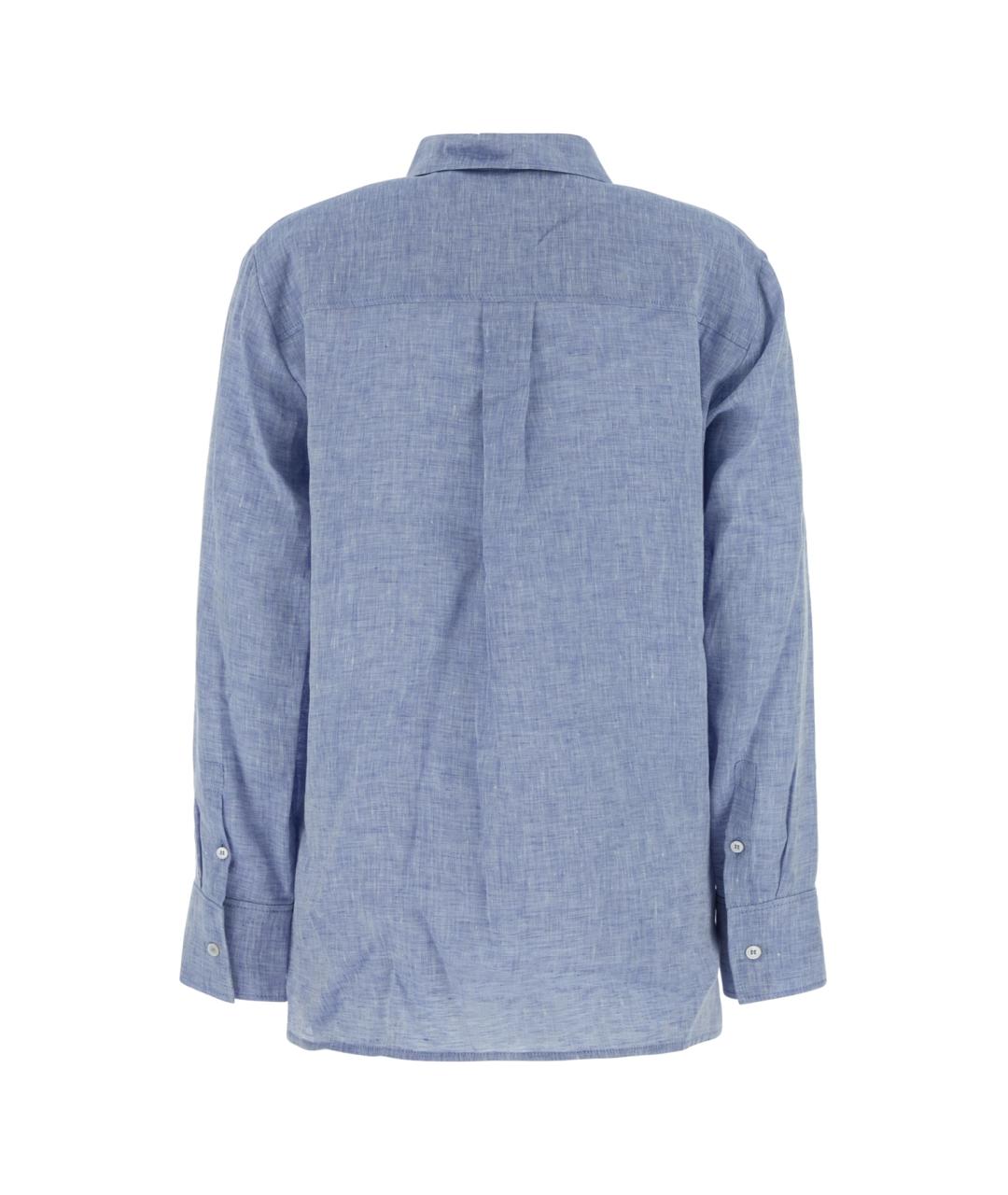 'S MAX MARA Голубая рубашка, фото 2