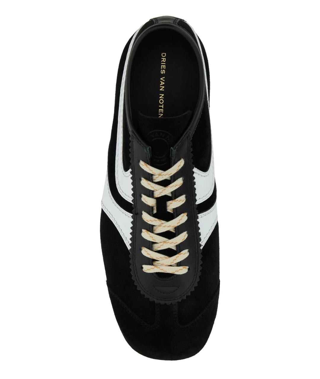 DRIES VAN NOTEN Мульти замшевые низкие кроссовки / кеды, фото 4