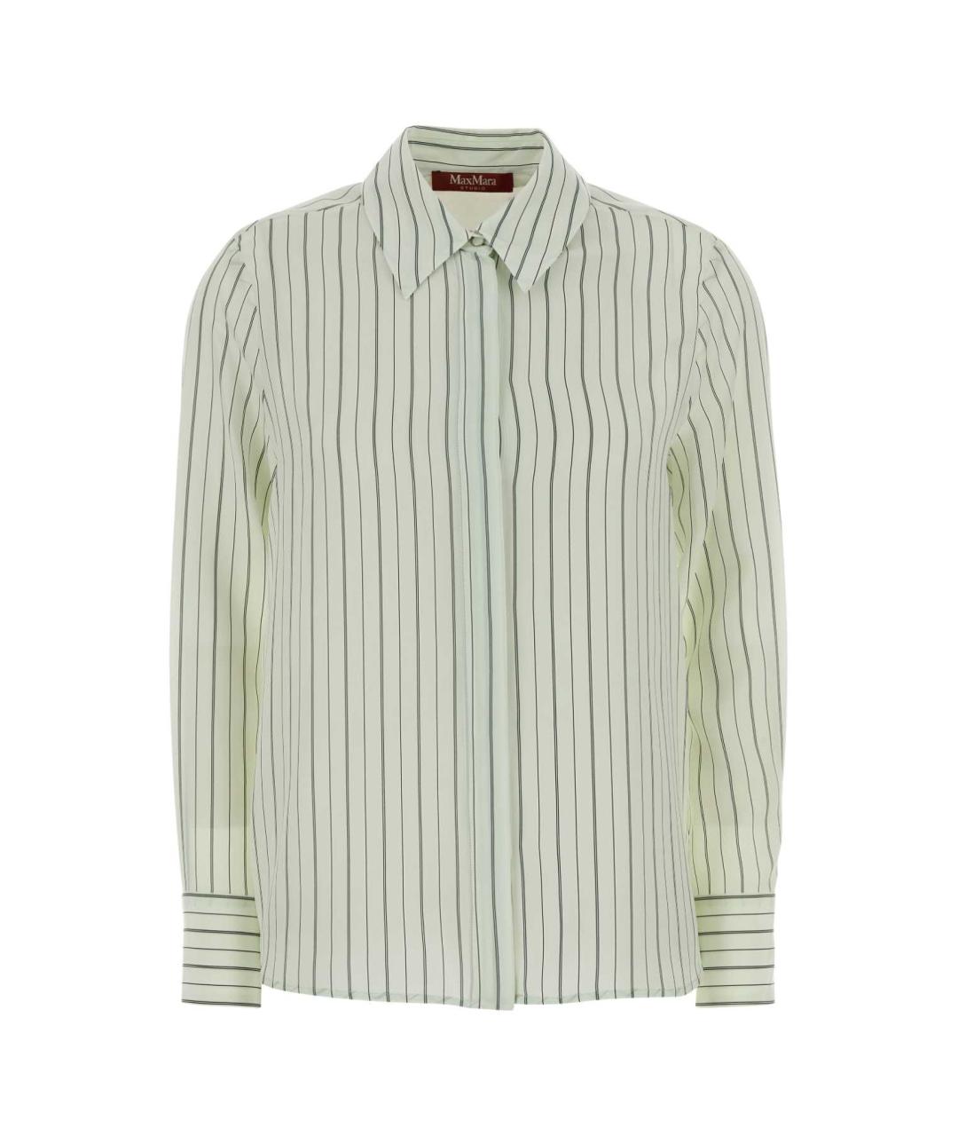 MAX MARA STUDIO Мульти шелковая рубашка, фото 1