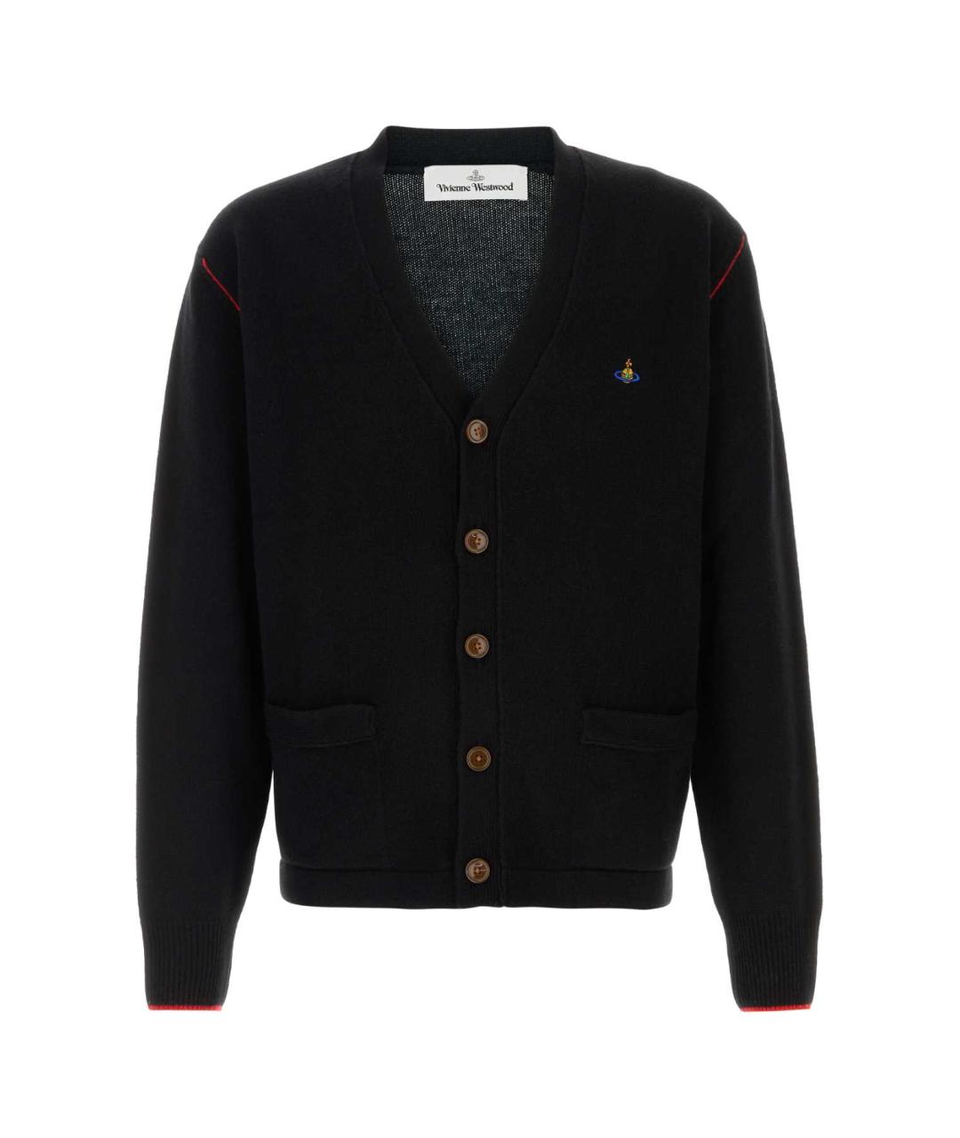 VIVIENNE WESTWOOD Черный шерстяной кардиган, фото 1