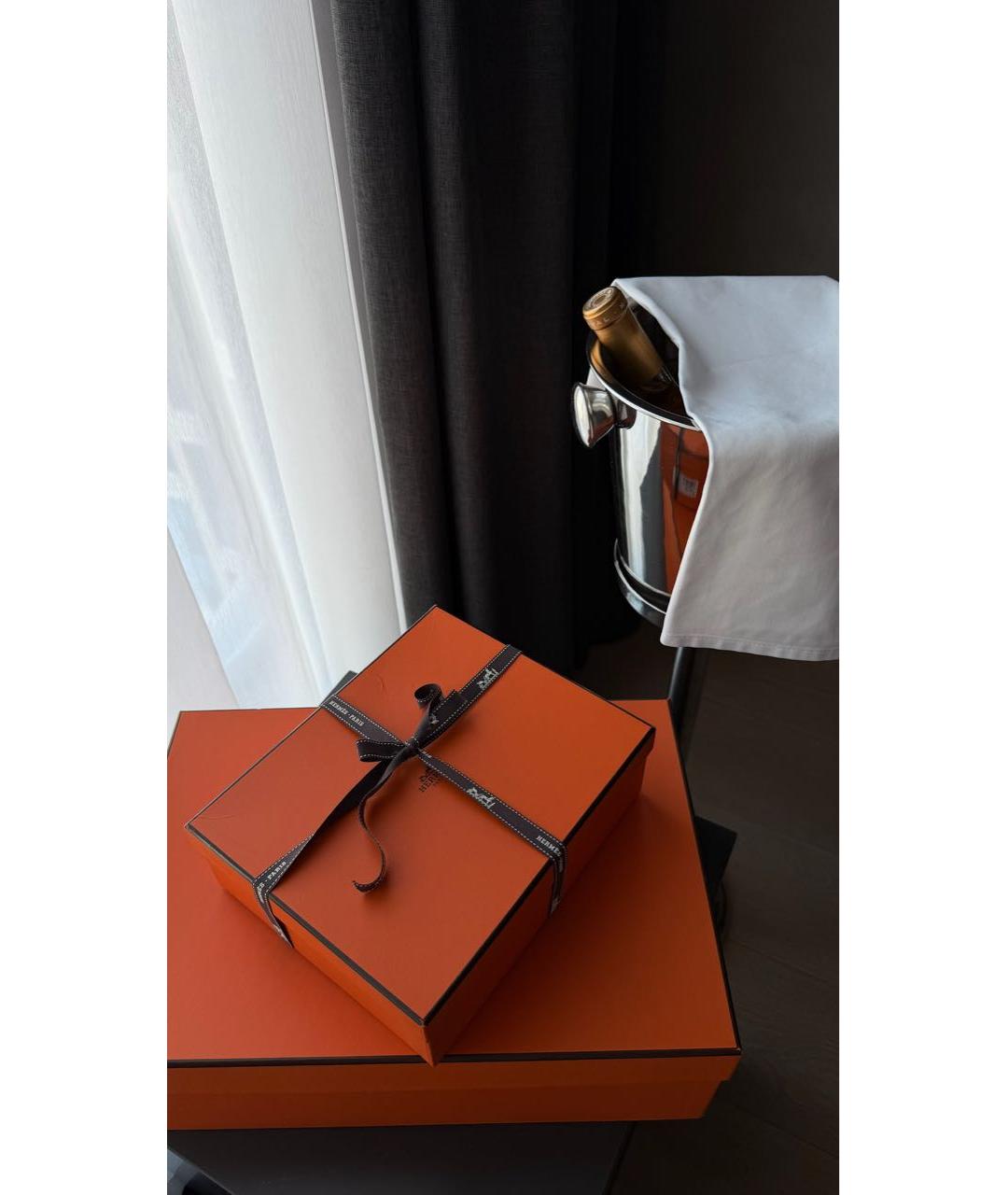 HERMES Белая кожаная сумка через плечо, фото 8