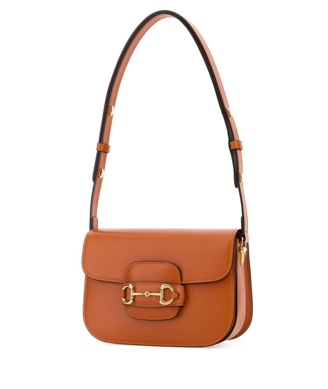 GUCCI Оранжевая кожаная сумка через плечо, фото 2