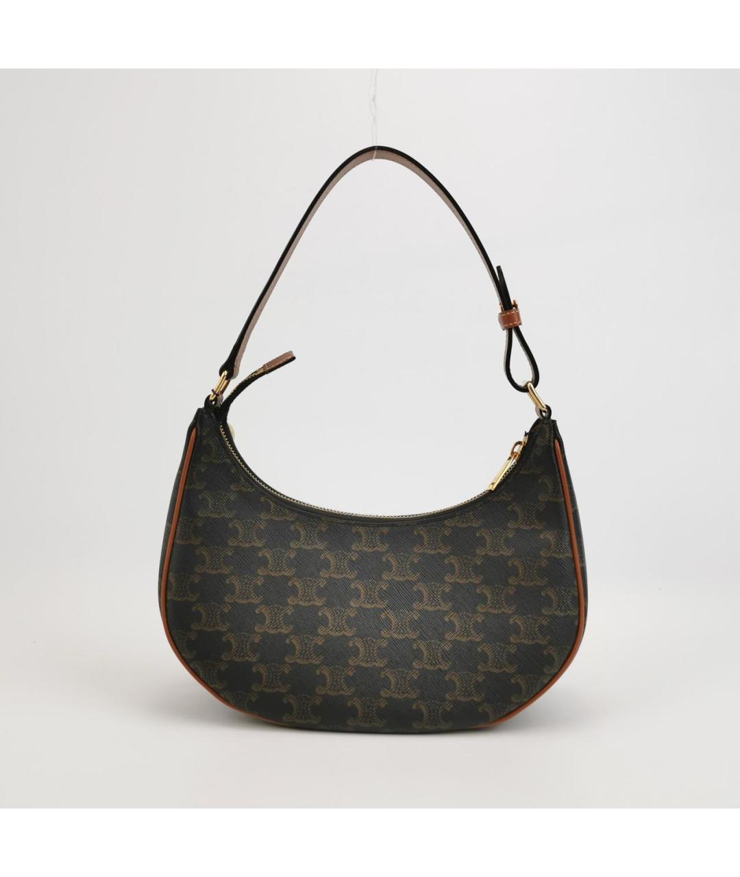 CELINE Коричневая сумка через плечо, фото 3