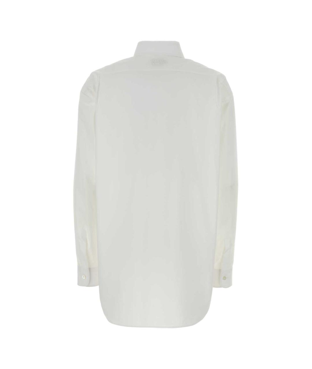 MOSCHINO Белая хлопковая рубашка, фото 2