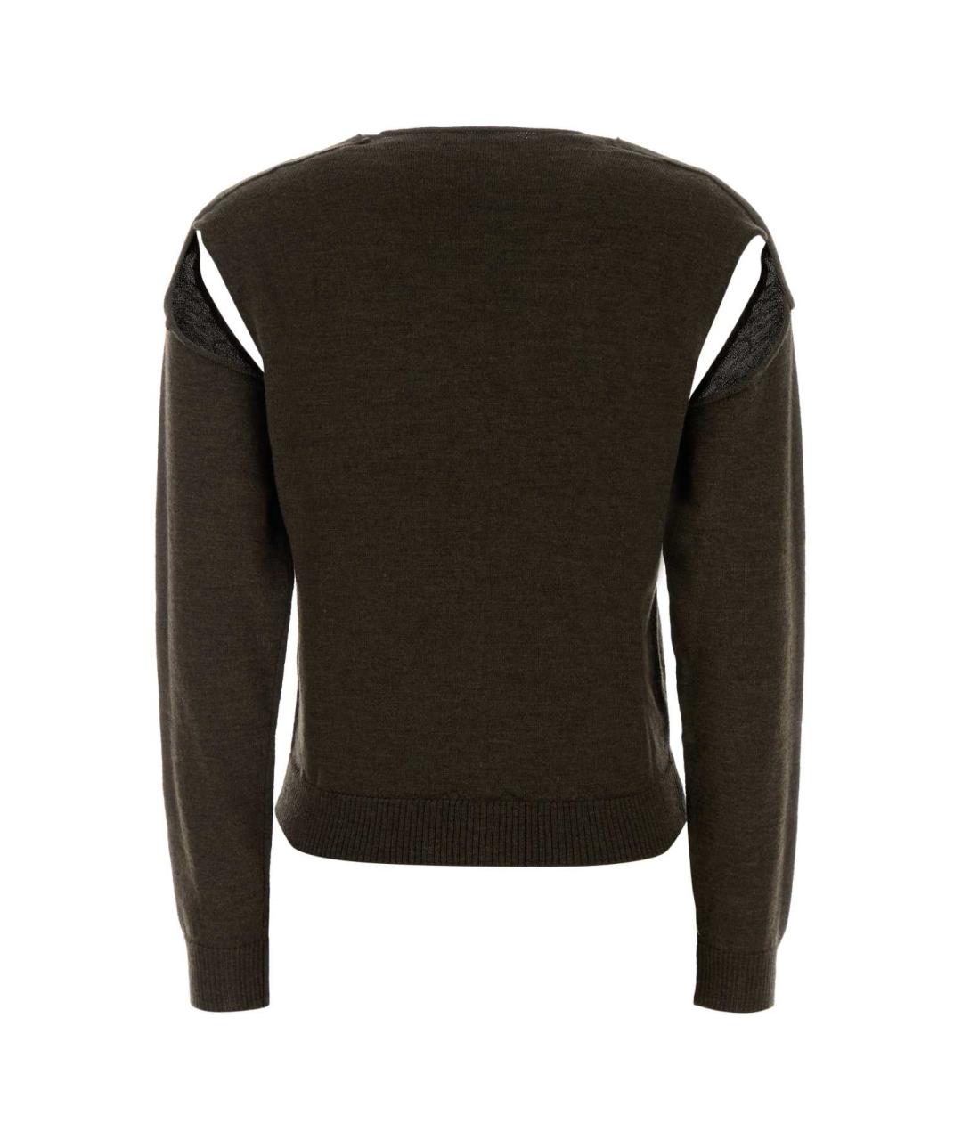 GIMAGUAS Зеленый шерстяной кардиган, фото 2