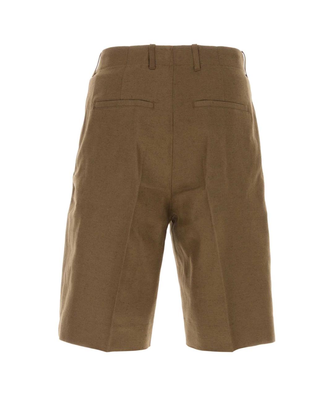 OUR LEGACY Коричневые хлопковые шорты, фото 2