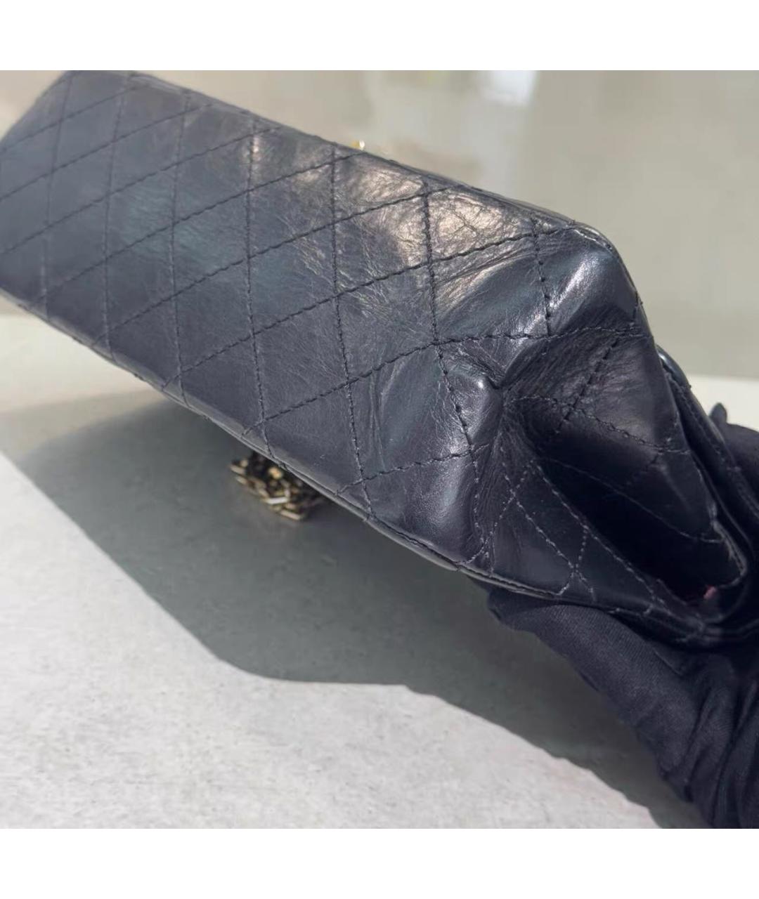 CHANEL Черная кожаная сумка через плечо, фото 7