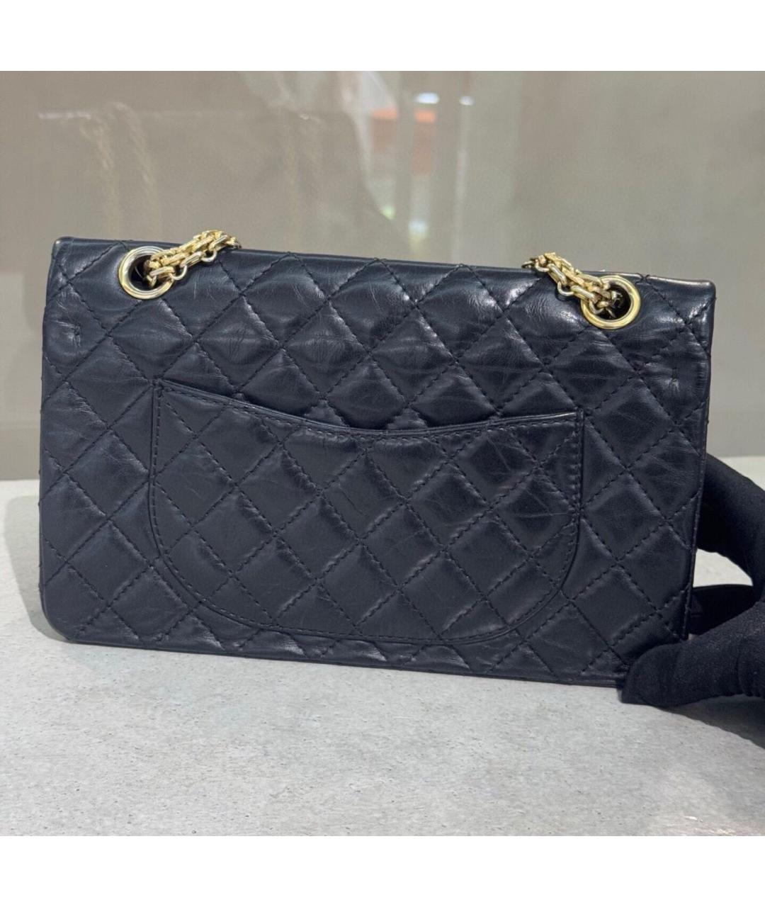 CHANEL Черная кожаная сумка через плечо, фото 2