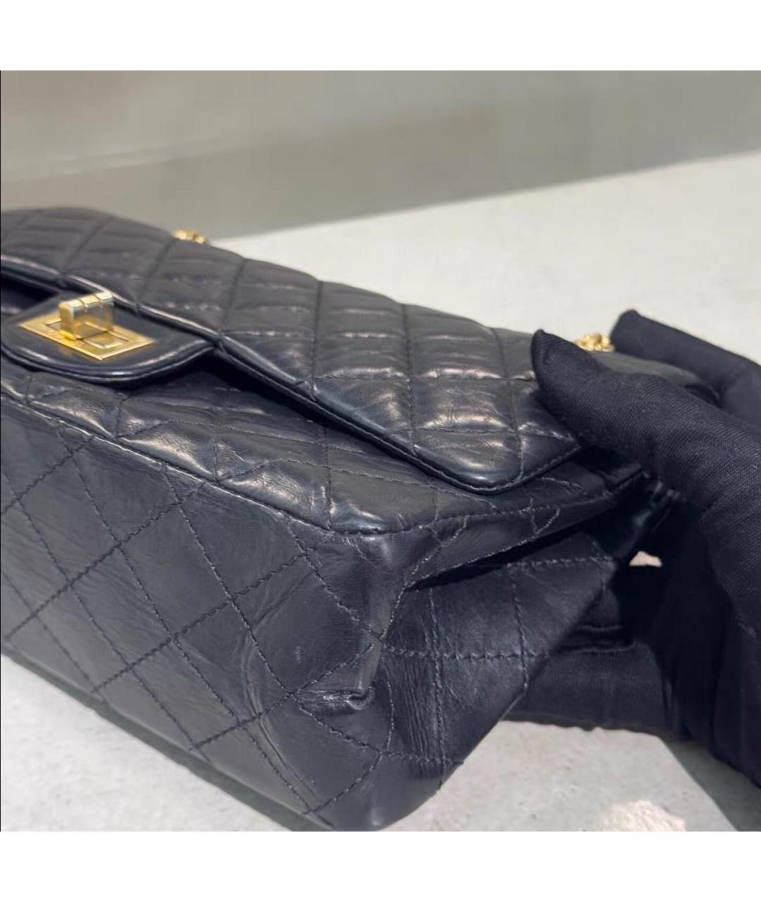 CHANEL Черная кожаная сумка через плечо, фото 6
