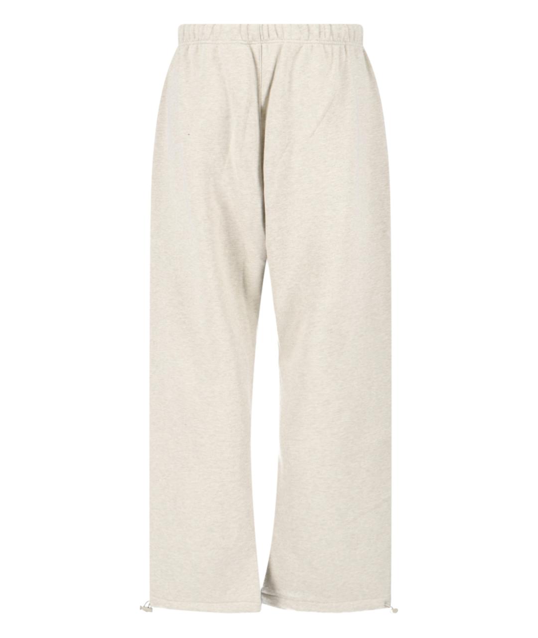 FEAR OF GOD ESSENTIALS Серые хлопковые повседневные брюки, фото 2