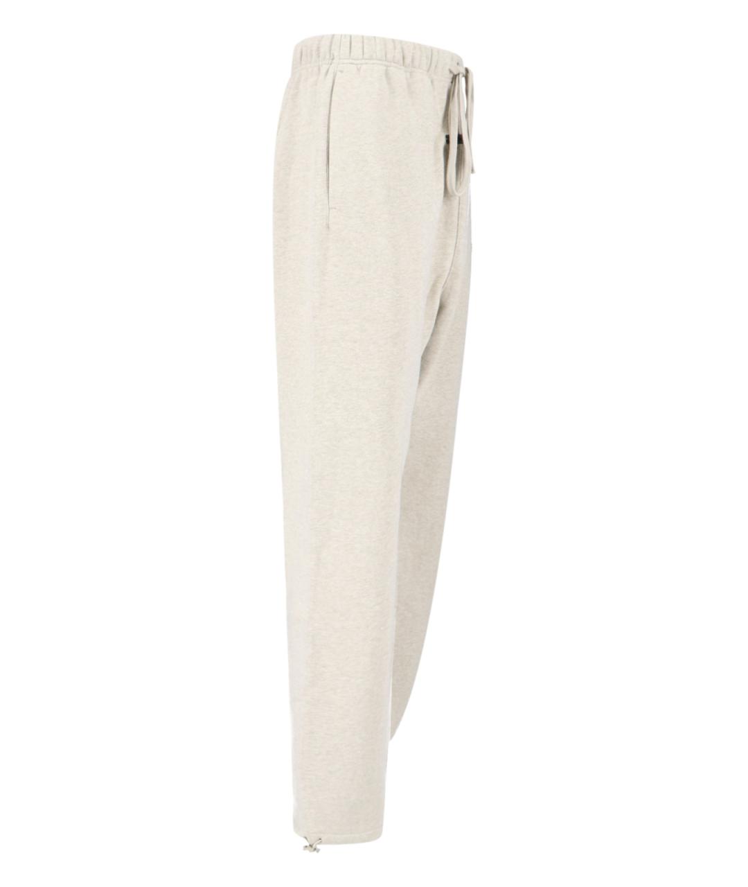 FEAR OF GOD ESSENTIALS Серые хлопковые повседневные брюки, фото 3