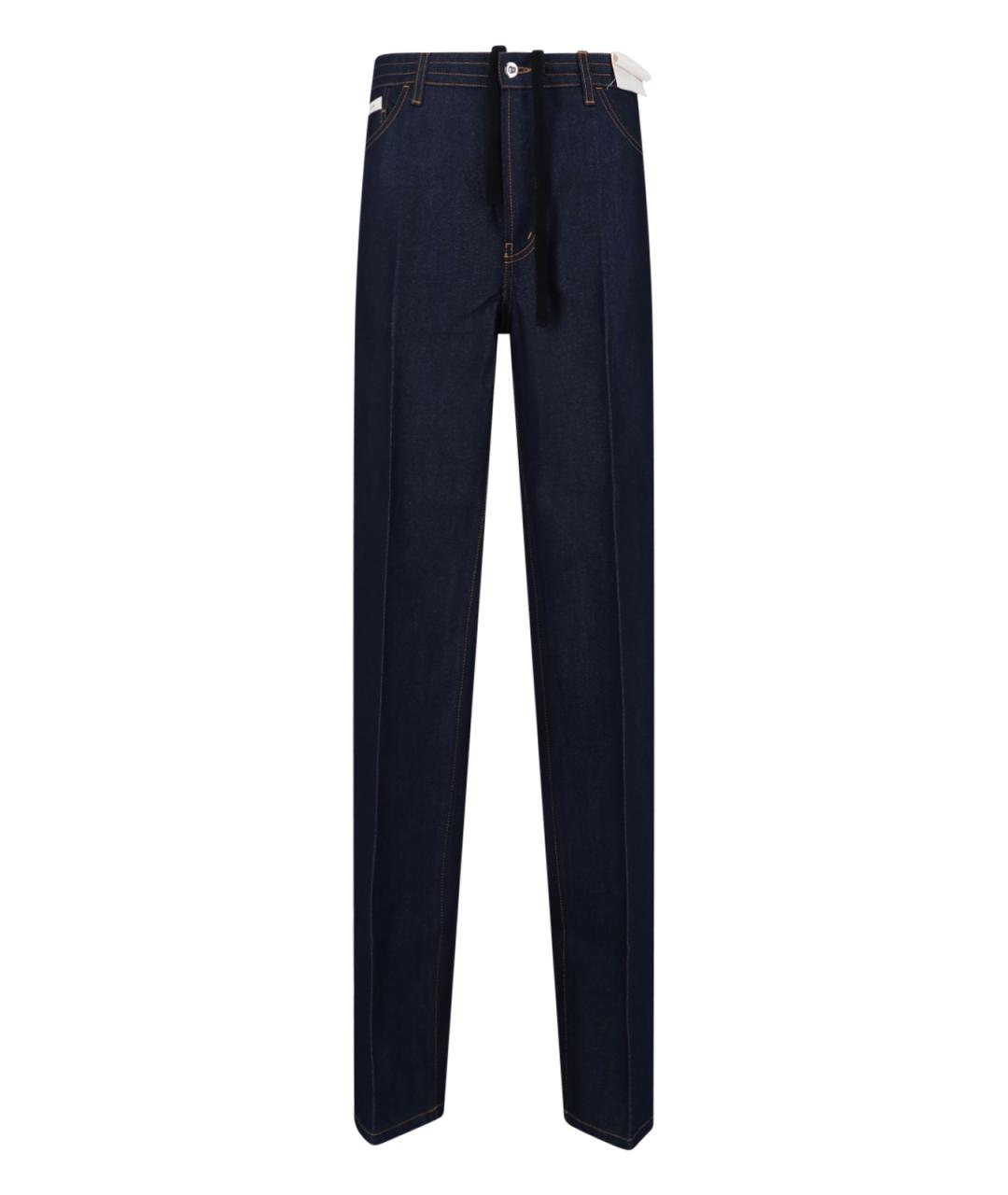 SETCHU Синие хлопковые прямые джинсы, фото 1