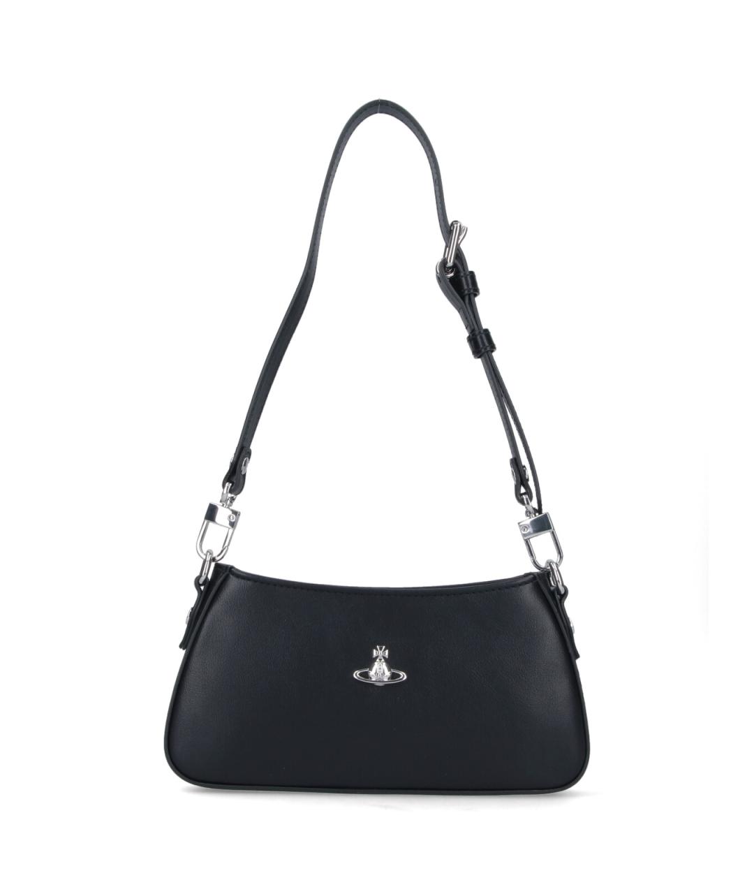 VIVIENNE WESTWOOD Черная сумка через плечо из искусственной кожи, фото 1