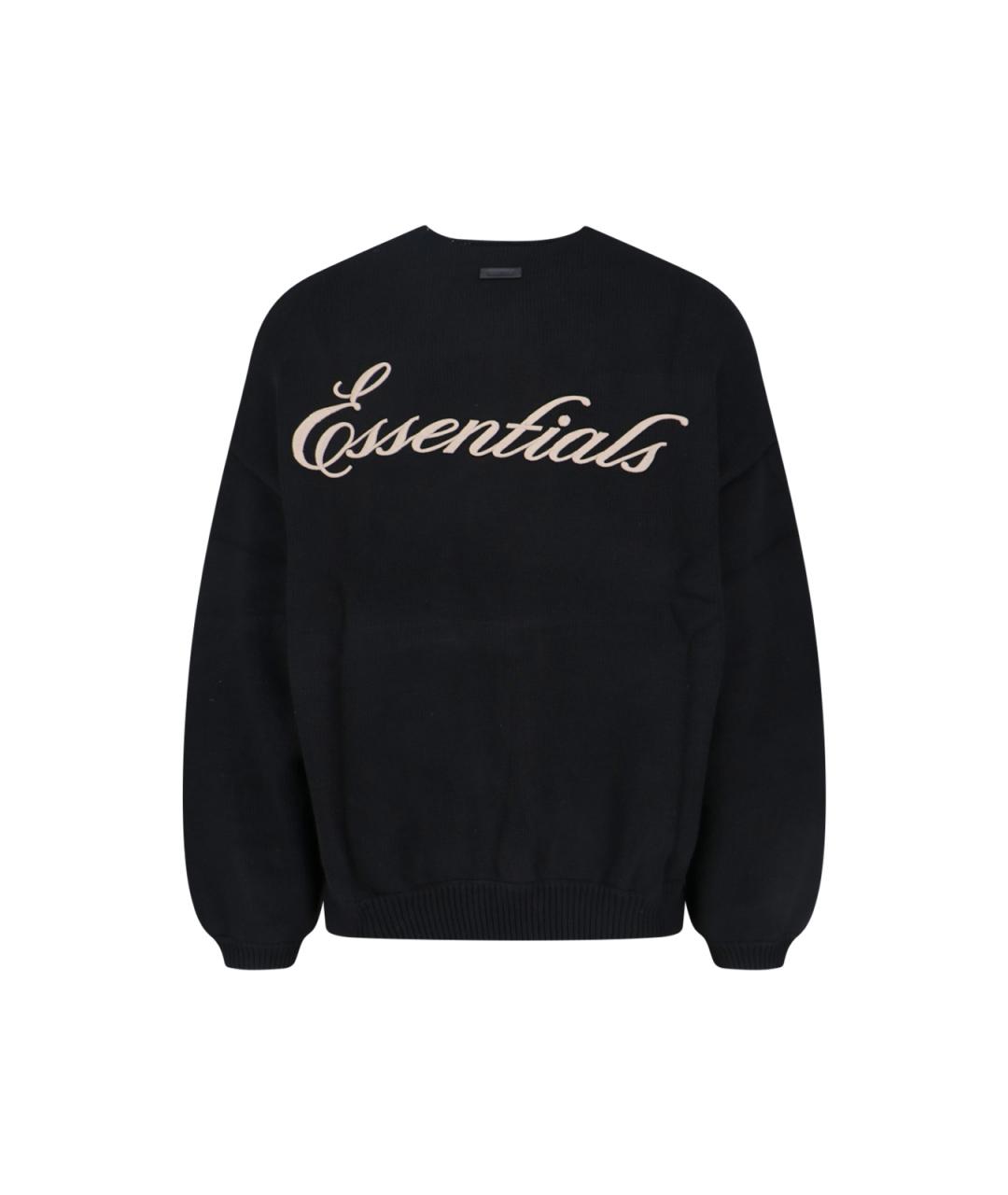 FEAR OF GOD ESSENTIALS Черный джемпер / свитер, фото 2