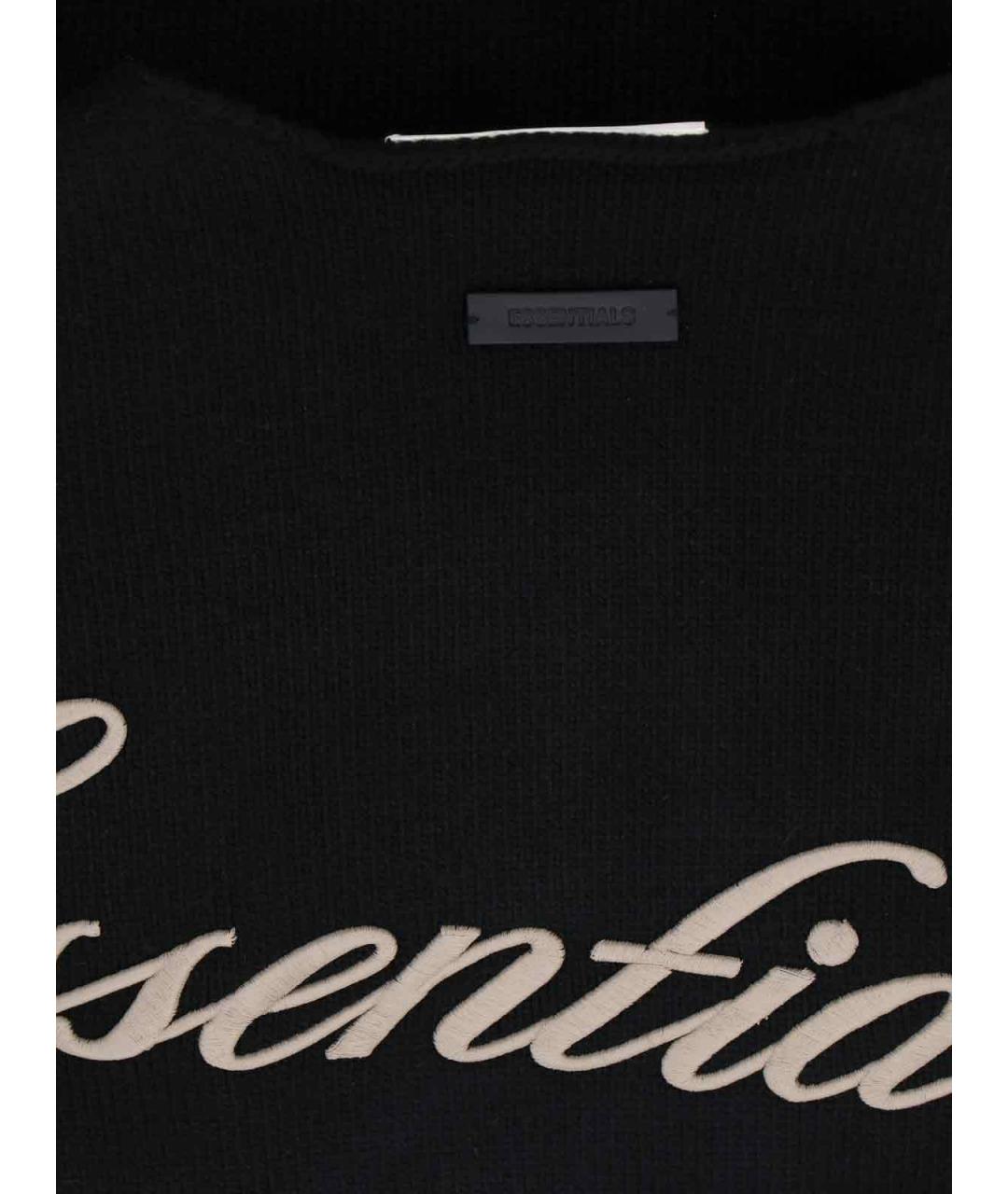 FEAR OF GOD ESSENTIALS Черный джемпер / свитер, фото 3