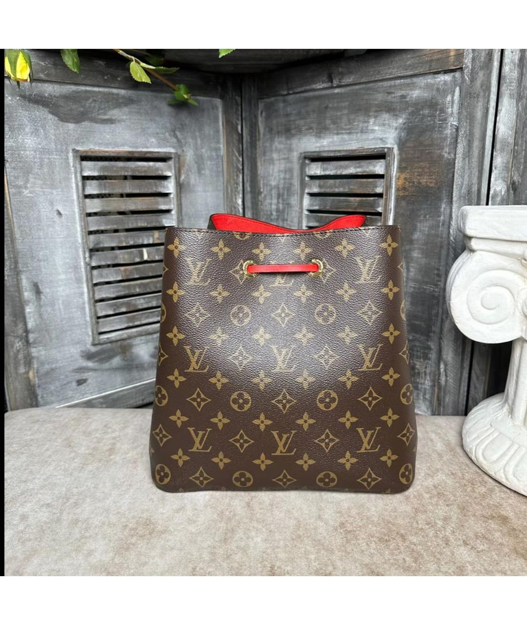 LOUIS VUITTON Коричневая сумка через плечо, фото 6