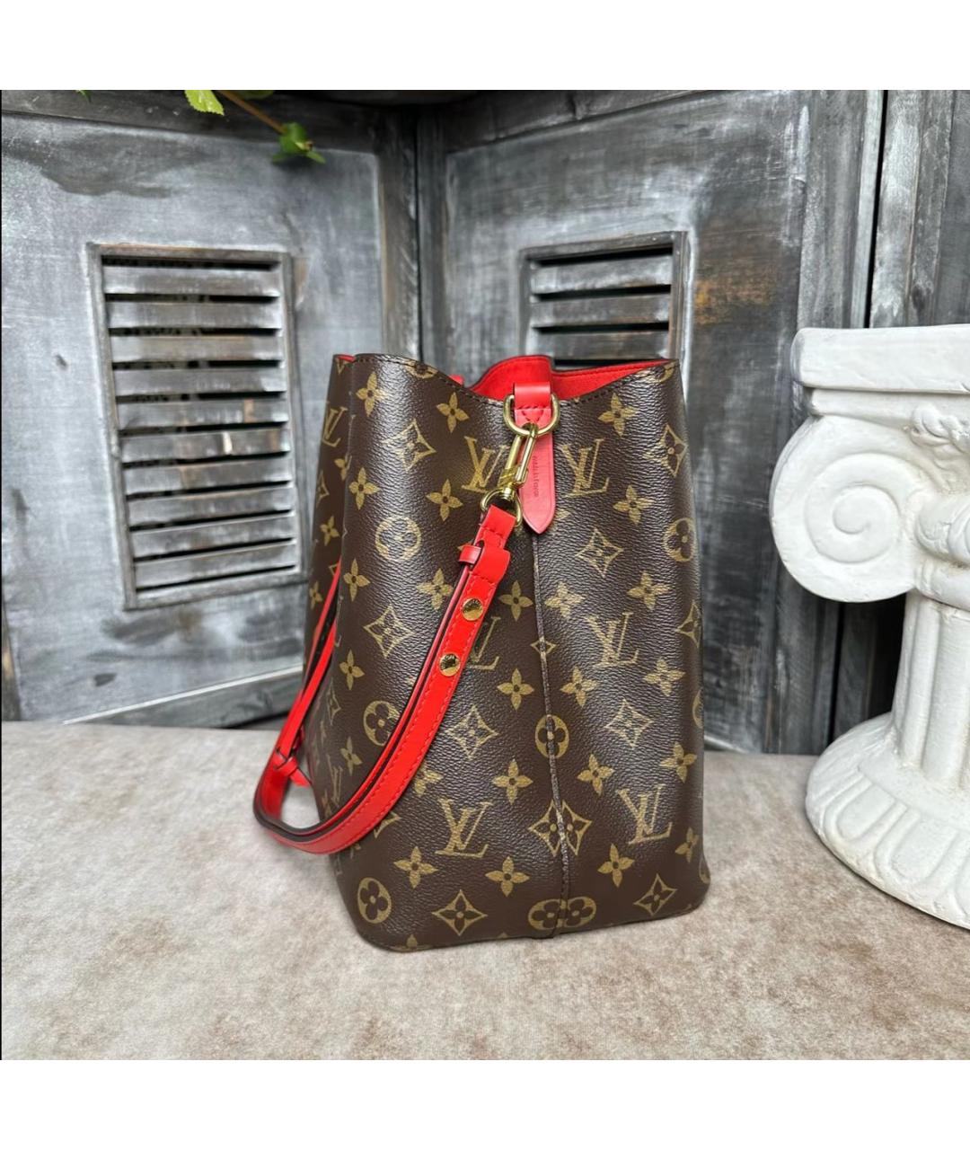 LOUIS VUITTON Коричневая сумка через плечо, фото 2