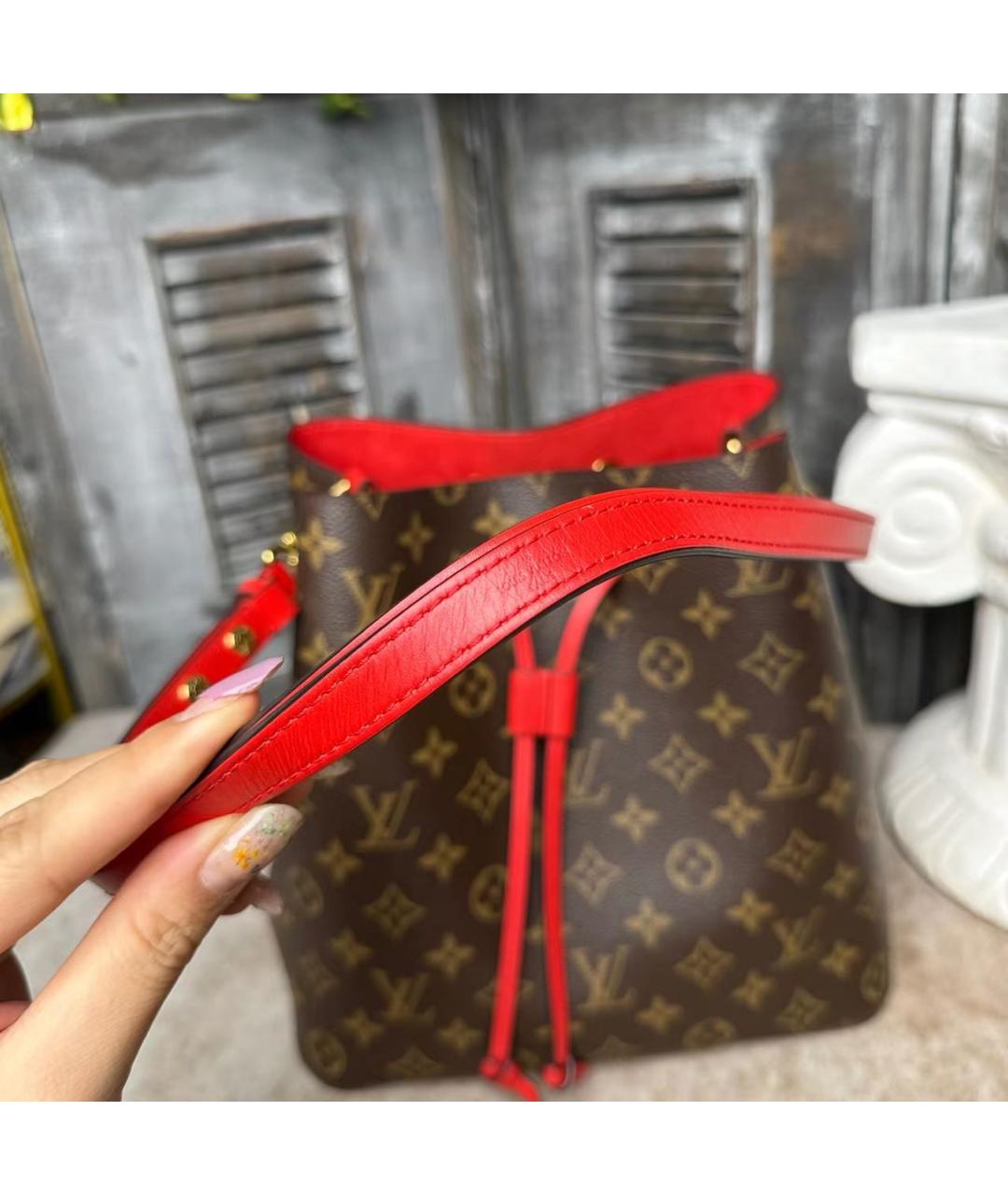 LOUIS VUITTON Коричневая сумка через плечо, фото 8