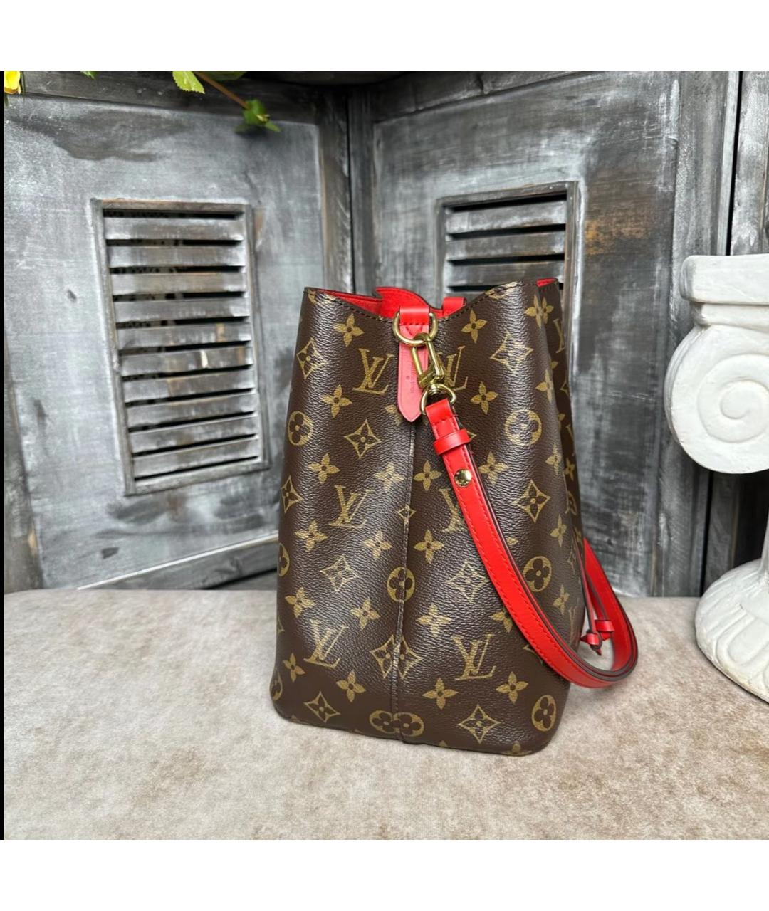 LOUIS VUITTON Коричневая сумка через плечо, фото 5