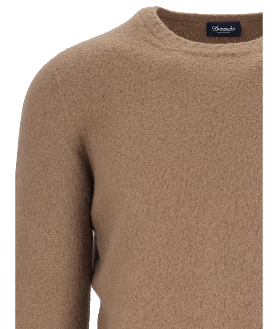 Drumohr Коричневый шерстяной джемпер / свитер, фото 3