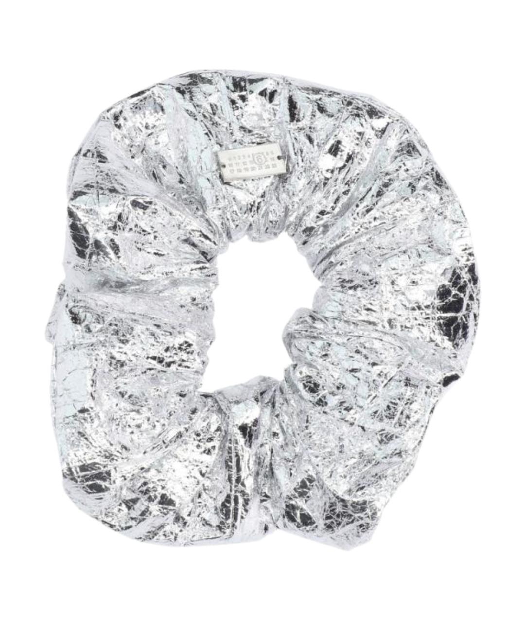 MM6 MAISON MARGIELA Серебряная резинка, фото 1