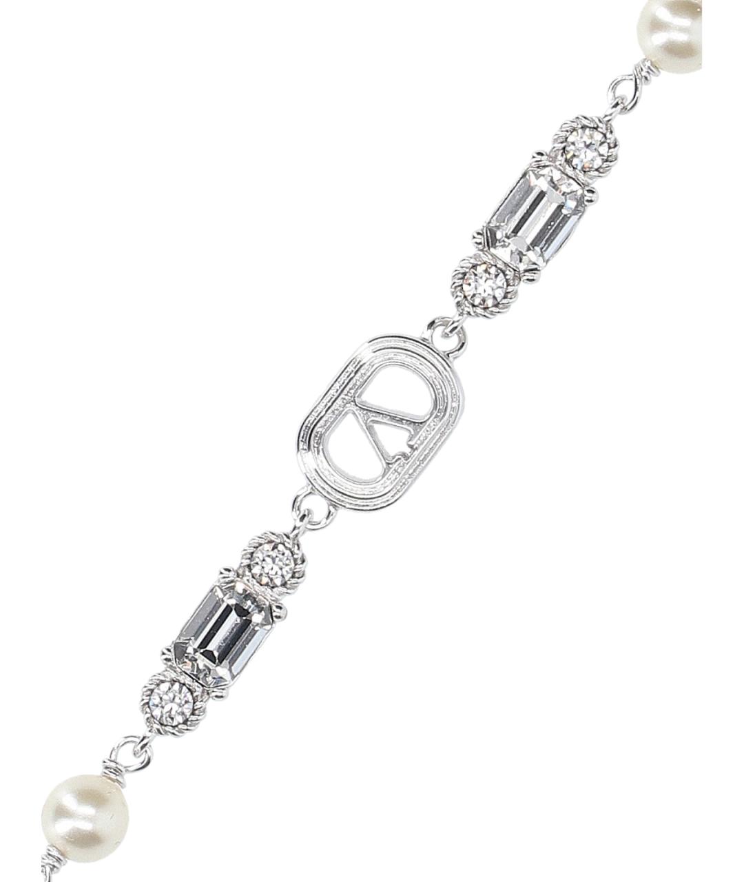 VALENTINO Серебрянный металлический браслет, фото 3